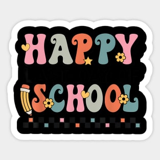 Last Day Of School Kids Teacher Student Graduation Sticker